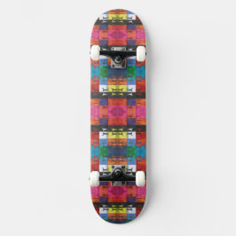Pop art no.1 by Yeshaya Dank - unity & harmony Skateboard