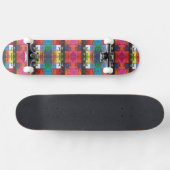 Pop art no.1 by Yeshaya Dank - unity & harmony Skateboard (Horizontal)