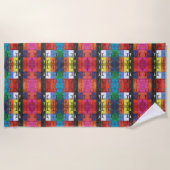 Pop art no.1 by Yeshaya Dank - unity & harmony Strandtuch (Vorderseite)