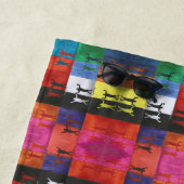 Pop art no.1 by Yeshaya Dank - unity & harmony Strandtuch (Beispiel)