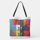 Pop art no.1 by Yeshaya Dank - unity & harmony Tasche (Rückseite)