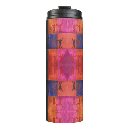 Pop art no.1 by Yeshaya Dank - unity & harmony Thermosbecher (Vorderseite)