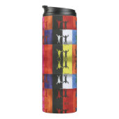 Pop art no.1 by Yeshaya Dank - unity & harmony Thermosbecher (Nach rechts gedreht)