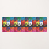 Pop art no.1 by Yeshaya Dank - unity & harmony Yogamatte (Rückseite (Horizontal))