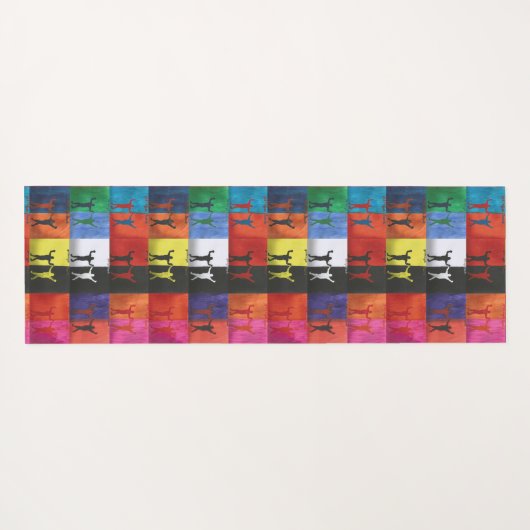 Pop art no.1 by Yeshaya Dank - unity & harmony Yogamatte (Rückseite (Horizontal))