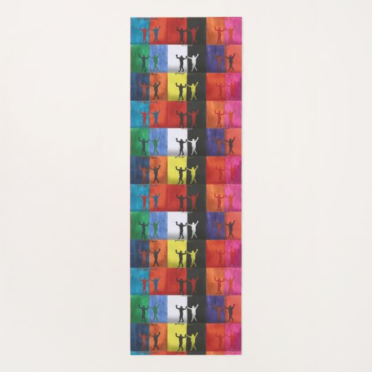 Pop art no.1 by Yeshaya Dank - unity & harmony Yogamatte (Rückseite)