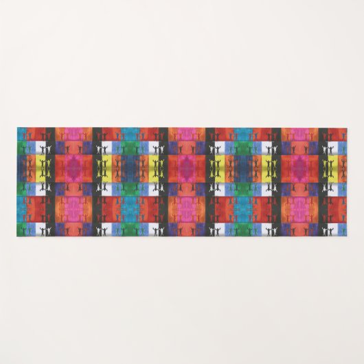 Pop art no.1 by Yeshaya Dank - unity & harmony Yogamatte (Vorderseite (Horizontal))