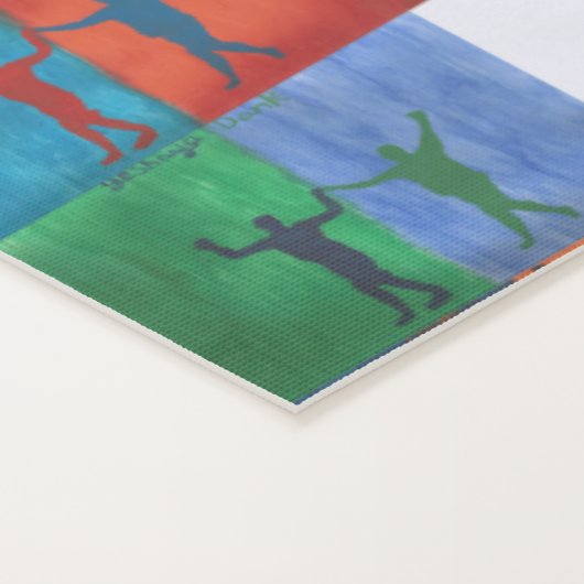 Pop art no.1 by Yeshaya Dank - unity & harmony Yogamatte (Detail)