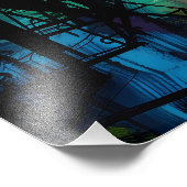 Pop Art: Noche de Café Tropical Fotodruck (Ecke)