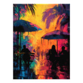 Pop Art: Noche de Café Tropical Fotodruck (Vorne)
