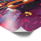 Pop Art: Noche en Times Square Fotodruck (Ecke)