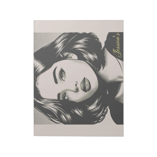 Pop Art notpad Notizblock (Rotiert)