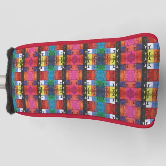 Pop Art Nr. 1 von Yeshaya Dank - Einheit & Harmoni Golf Headcover (Vorderseite)