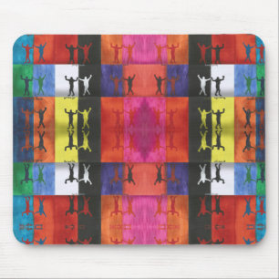 Pop-Art Nr.1 von Yeshaya Dank - Einheit & Harmonie Mousepad