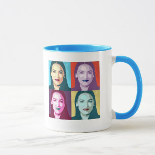 Pop Art Ocasio-Cortez Tasse