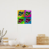 Pop Art of Toy Dog Poster (Küche)