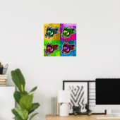 Pop Art of Toy Dog Poster (Heimbüro)