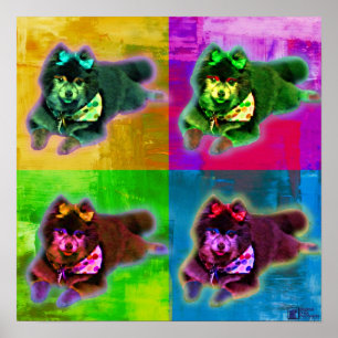 Pop Art of Toy Dog Poster