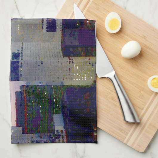 Pop Art Oil Paint Effect New York Geschirrtuch (Viertel Falte)