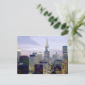 Pop Art Oil Paint Effect New York Postkarte (Stehend Vorderseite)