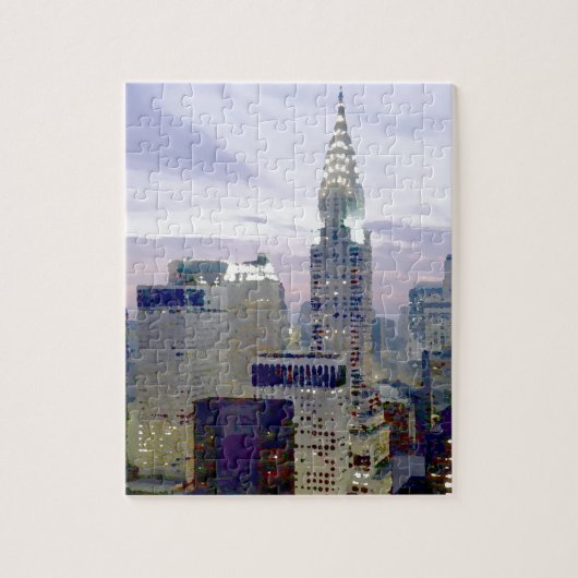 Pop Art Oil Paint Effect New York Puzzle (Vertikal)