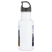 Pop Art Oil Paint Effect New York Trinkflasche (Rückseite)