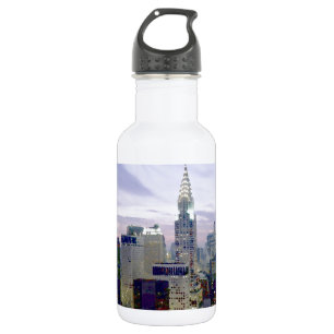 Pop Art Oil Paint Effect New York Trinkflasche