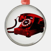 Pop Art Old Desk Telefone Box Ornament (Vorne)