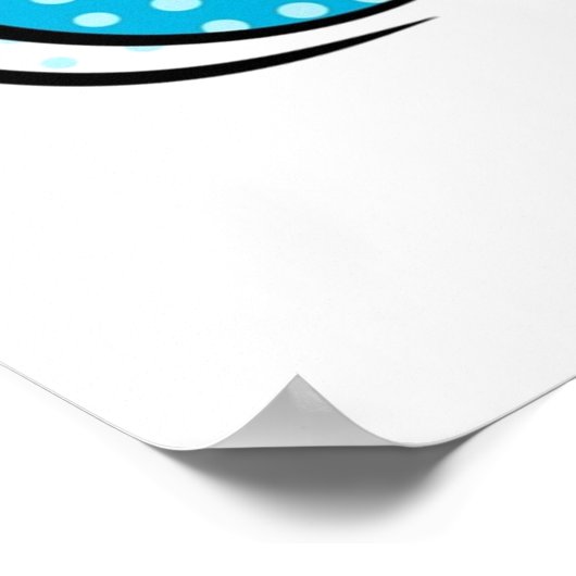 Pop Art Oops Poster (Ecke)