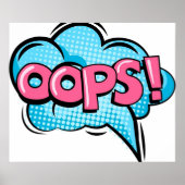 Pop Art Oops Poster (Vorne)