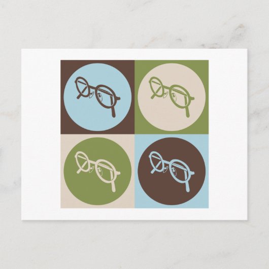 Pop Art Optics Postkarte (Vorderseite)