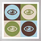 Pop Art Optometrie Poster (Vorne)