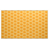 Pop Art Orange Scheiben - Pastellorange Stoff (Yard (91,4 cm))