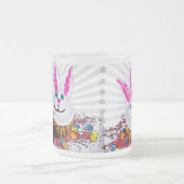 Pop Art Osterfest Bunny Cupcakes Mattglastasse (Mittel)