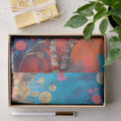 Pop Art Owl Decoupage Seidenpapier (Geschenk)