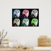 Pop Art Owl Poster (Küche)