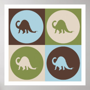 Pop Art Paleontology Poster