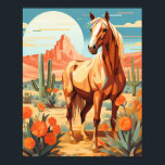 Pop Art Palomino Wüstenpferd Poster<br><div class="desc">Das Pop Art Palomino Wüstenpferd Poster,  eine lebendige Hommage an die Schönheit und Pop der Eingeborenen. Dieses Plakat zeigt ein Palominopferd gegen eine Wüstenlandschaft,  die mit gewagten Kunstelementen aus dem Pop verziert ist. Dieses Poster ist perfekt für Liebhaber von eklektischer Dekoration und verleiht Energie und Farbe in jeden Raum.</div>