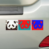 Pop Art Panda Autoaufkleber (Auf Auto)