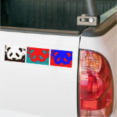 Pop Art Panda Autoaufkleber (Auf Lkw)