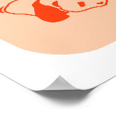 Pop Art Panda Bear Mix Poster (Ecke)