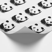 Pop Art Panda Geschenkpapier (Ecke)
