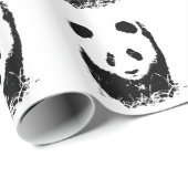 Pop Art Panda Geschenkpapier (Rolleneckpunkt)