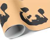 Pop Art Panda Geschenkpapier (Rolleneckpunkt)