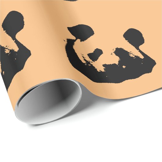 Pop Art Panda Geschenkpapier (Rolleneckpunkt)