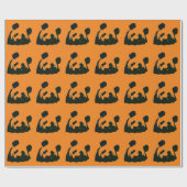 Pop Art Panda Geschenkpapier (Flach)