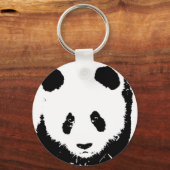 Pop Art Panda Key Chains Schlüsselanhänger (Vorderseite)