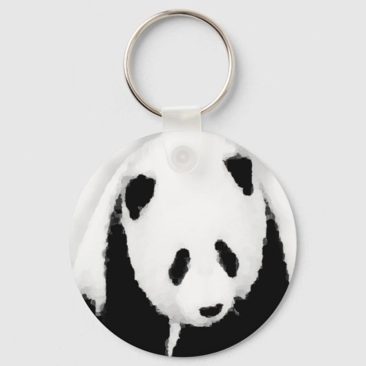 Pop Art Panda Key Chains Schlüsselanhänger (Vorderseite)