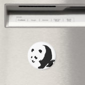Pop Art Panda Magnet (In Situ (Geschirrspüler))