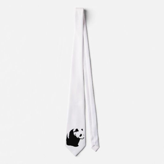 Pop Art Panda Neckwear Krawatte (Vorderseite)